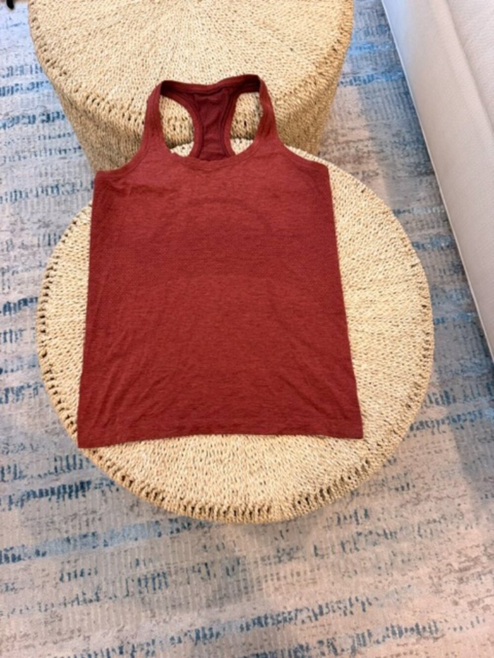Lululemon Swiftly Tech Racerback Burgundy Tank Top, Size 8